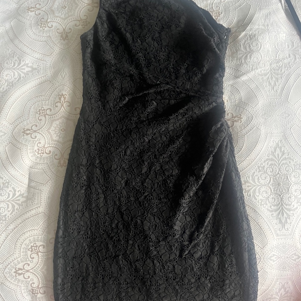 Black Eyelet dress
